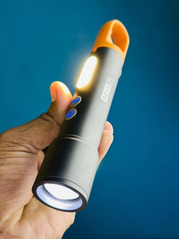 GearUP K57 Multifunctional Rechargeable Torch, Flashlight Zoomable LED Flashlight - Image 3